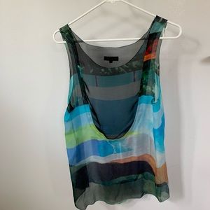 Cute rag and bone flowy tank!